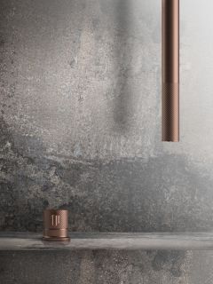 Рычаг для излива Gessi Inciso 58200.713 античная латунь